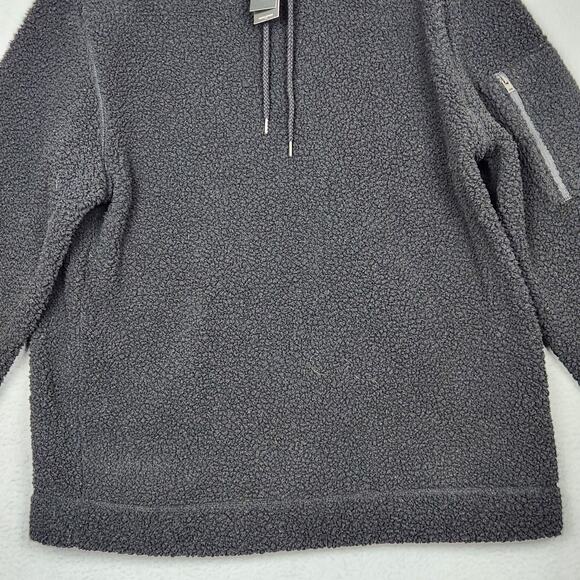 Banana Republic Hoodie Mens Large Ultrawarm Sherpa Fleece Pullover Performance - Picture 6 of 16